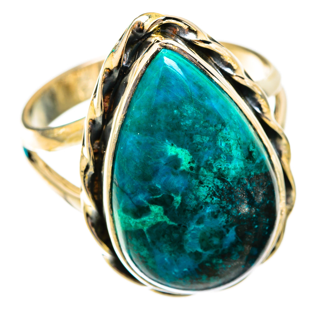 Chrysocolla Rings handcrafted by Anasilvercos - RING118705 - Photo 2