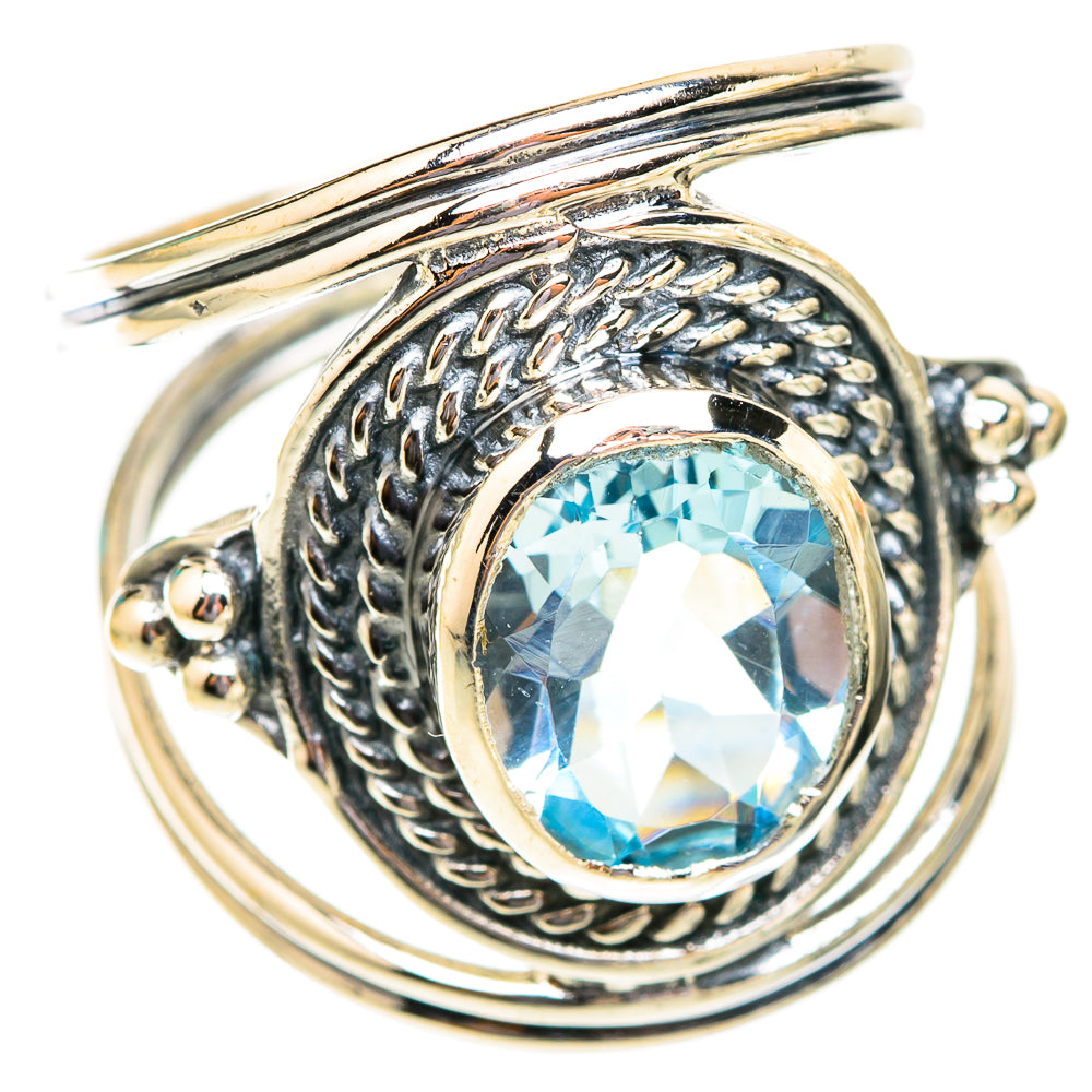 Blue Topaz Rings handcrafted by Anasilvercos - RING118709 - Photo 2