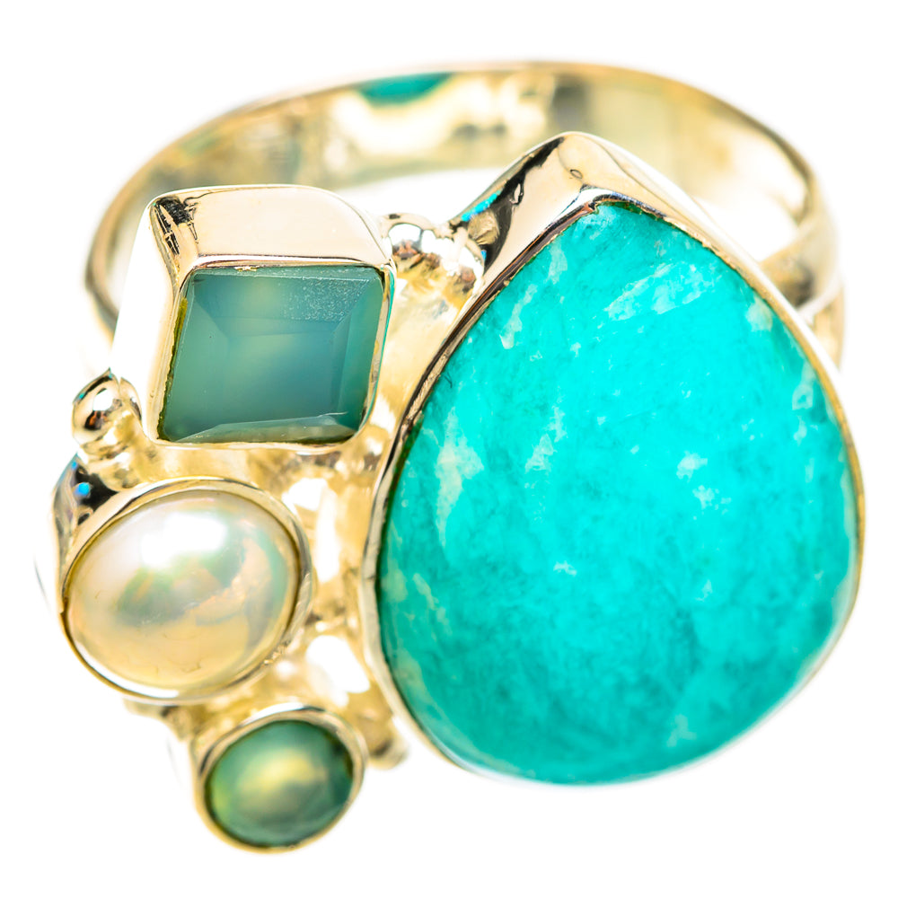 Amazonite Rings handcrafted by Anasilvercos - RING118712 - Photo 2