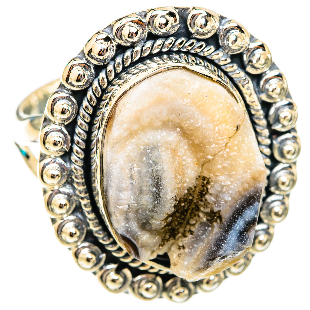 Desert Druzy Rings handcrafted by Anasilvercos - RING118747 - Photo 2