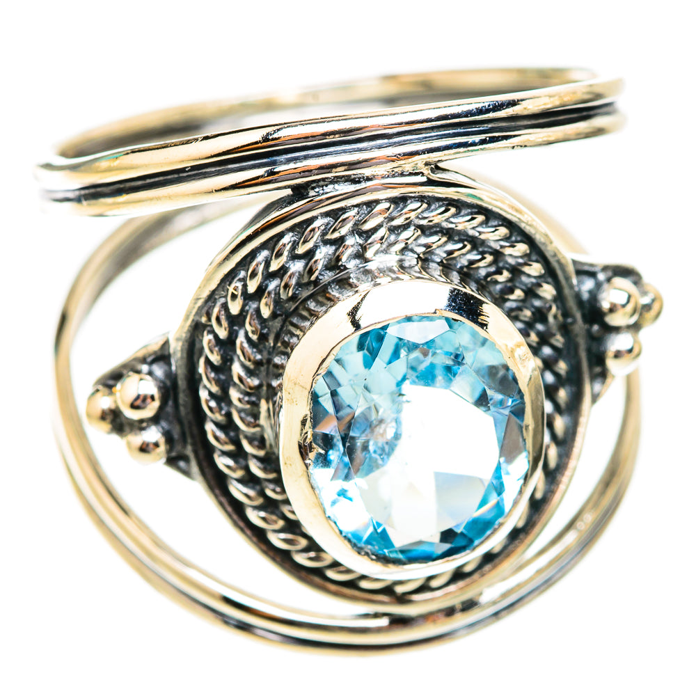 Blue Topaz Rings handcrafted by Anasilvercos - RING118751 - Photo 2