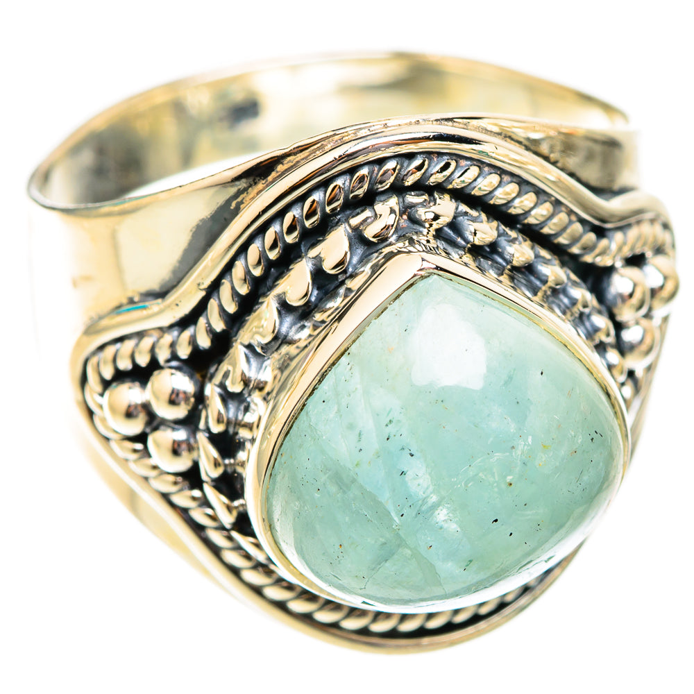 Aquamarine Rings handcrafted by Anasilvercos - RING118753 - Photo 2