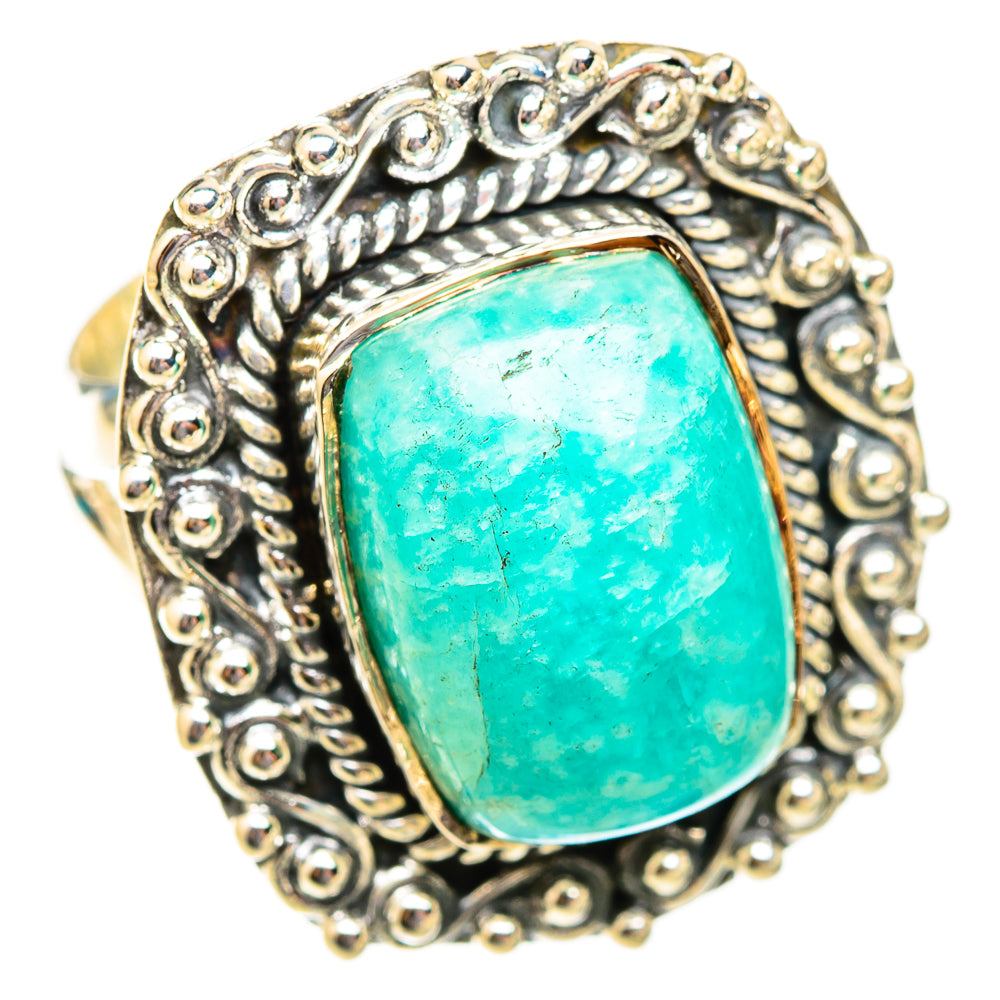 Amazonite Rings handcrafted by Anasilvercos - RING118754 - Photo 2