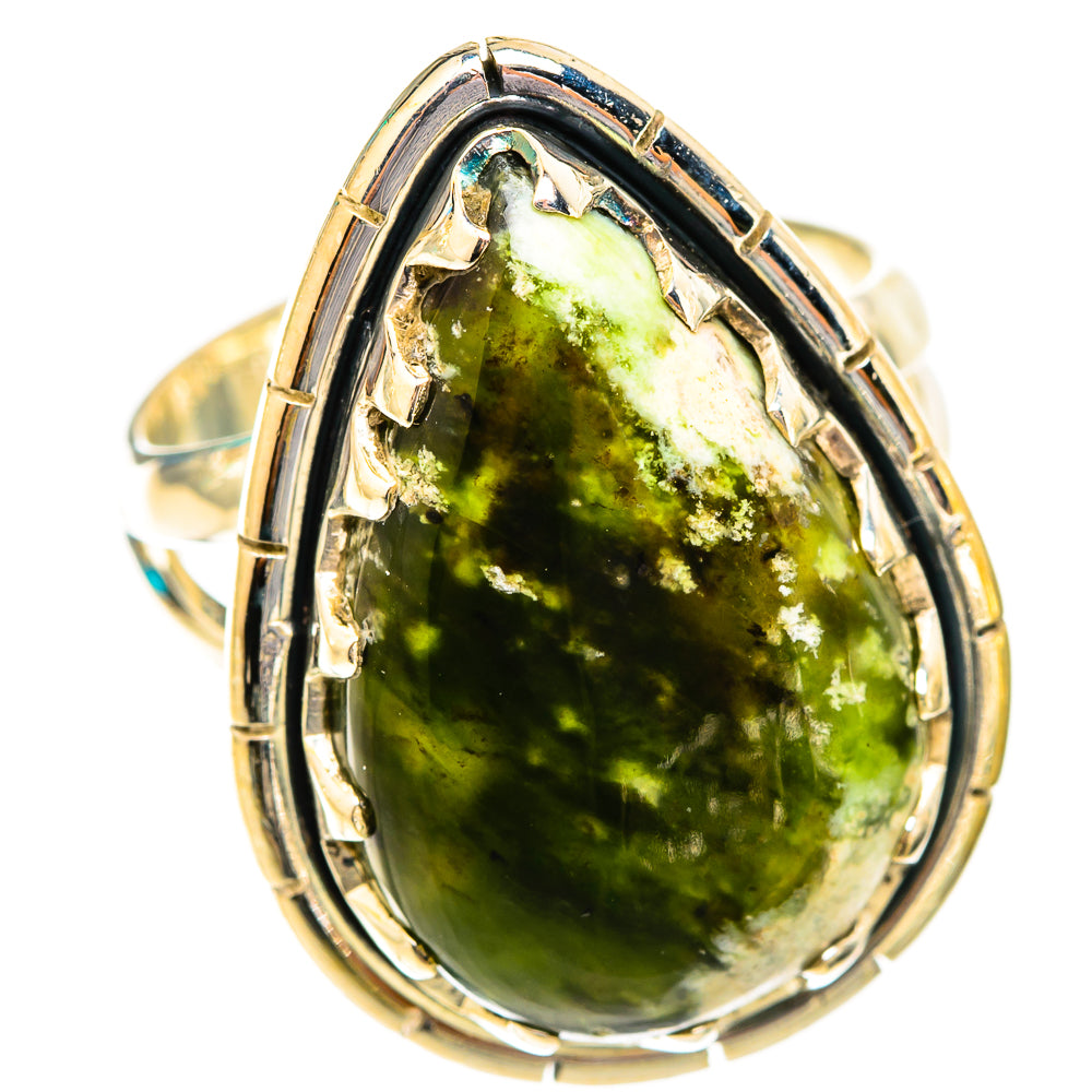 Australian Green Opal Rings handcrafted by Anasilvercos - RING118755 - Photo 2