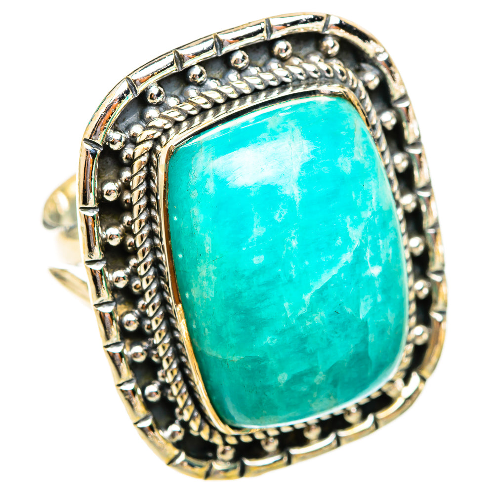 Amazonite Rings handcrafted by Anasilvercos - RING118762 - Photo 2