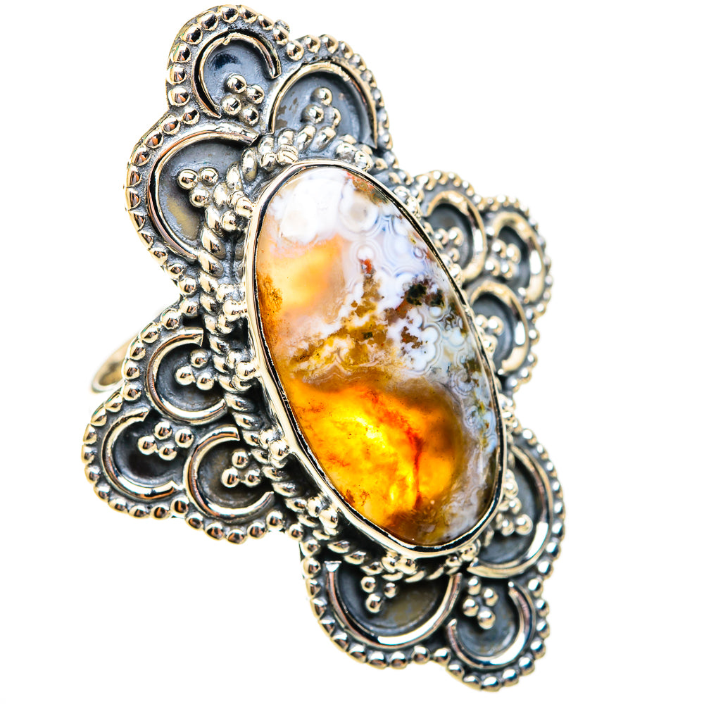 Ocean Jasper Rings handcrafted by Anasilvercos - RING118763 - Photo 2
