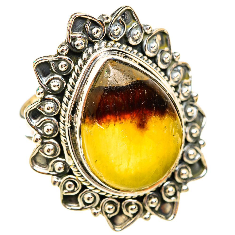 Septarian Nodule Rings handcrafted by Anasilvercos - RING118765 - Photo 2