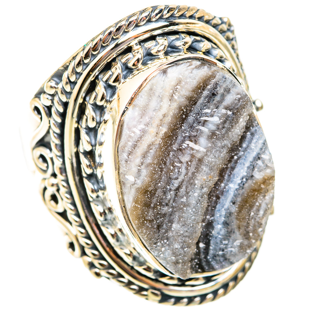 Desert Druzy Rings handcrafted by Anasilvercos - RING118785 - Photo 2