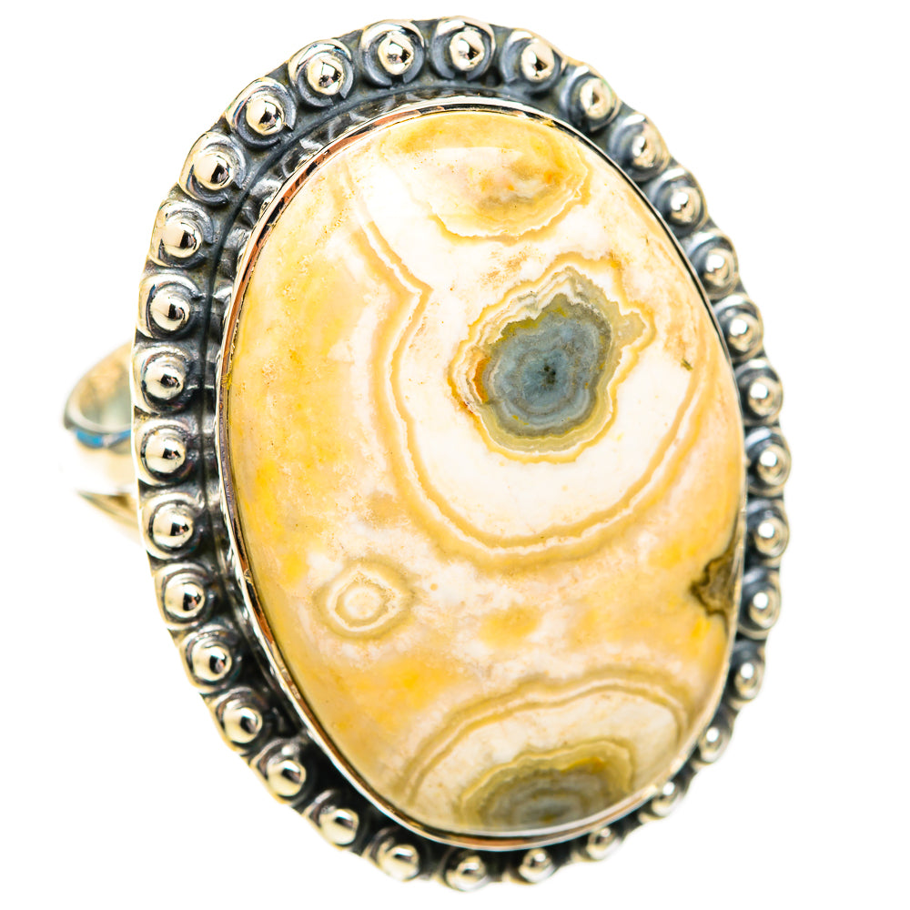 Ocean Jasper Rings handcrafted by Anasilvercos - RING118803 - Photo 2