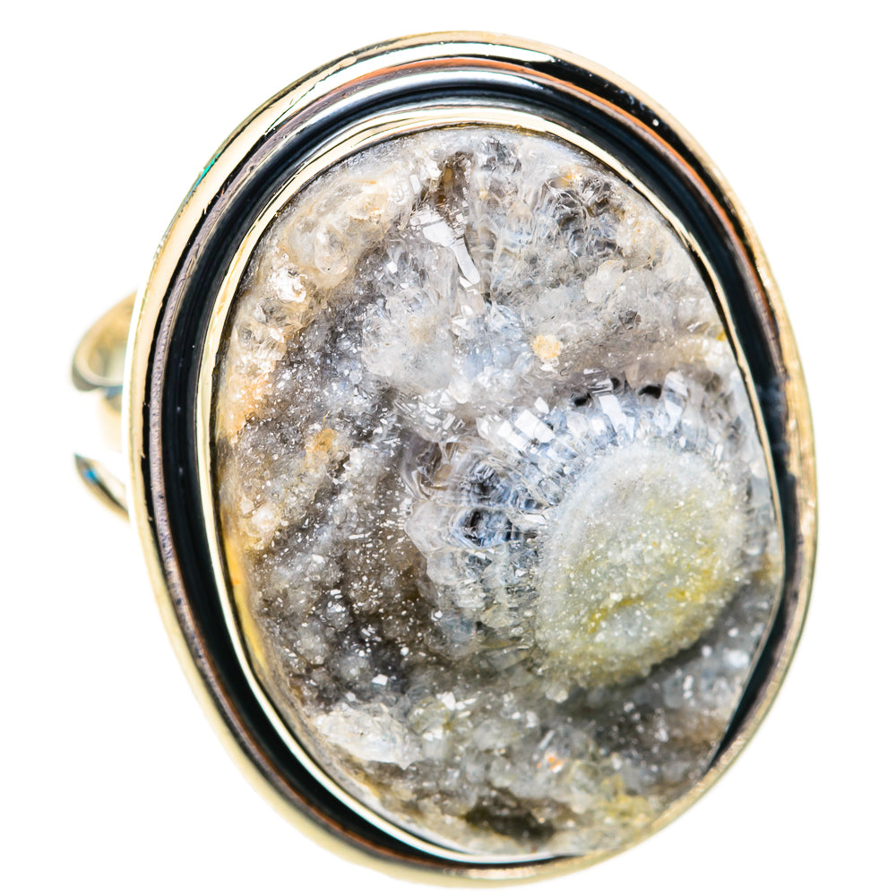 Desert Druzy Rings handcrafted by Anasilvercos - RING118820 - Photo 2