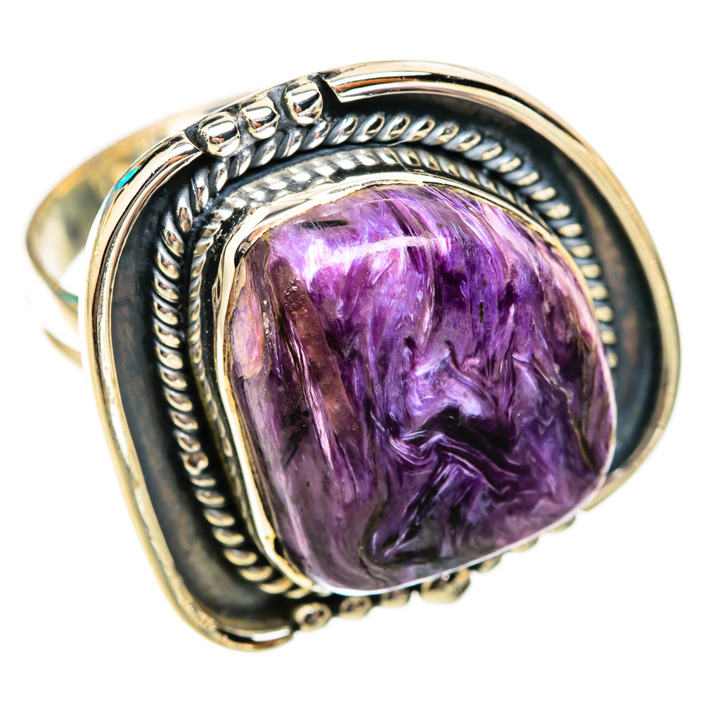 Charoite Rings handcrafted by Anasilvercos - RING118839 - Photo 2