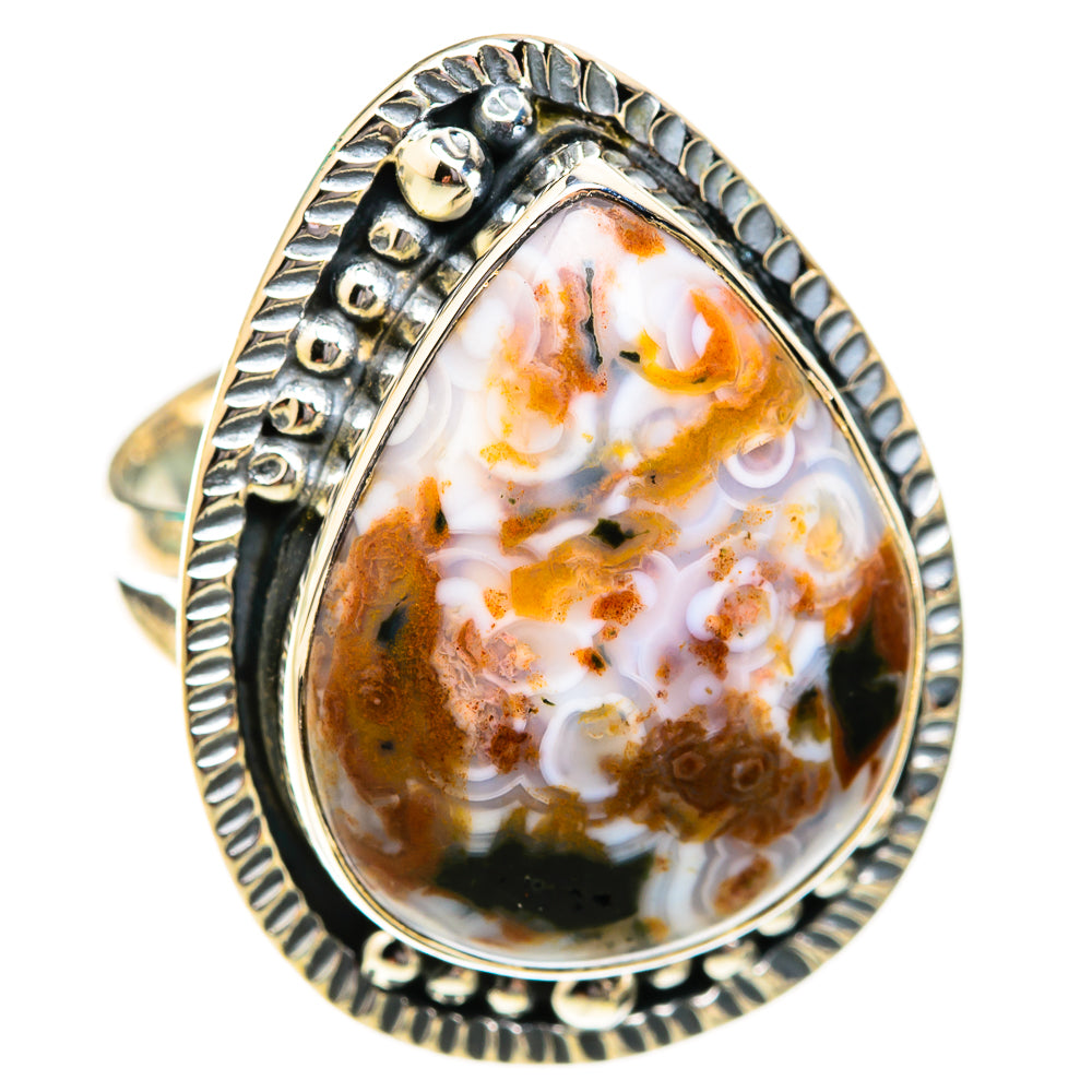 Ocean Jasper Rings handcrafted by Anasilvercos - RING118865 - Photo 2