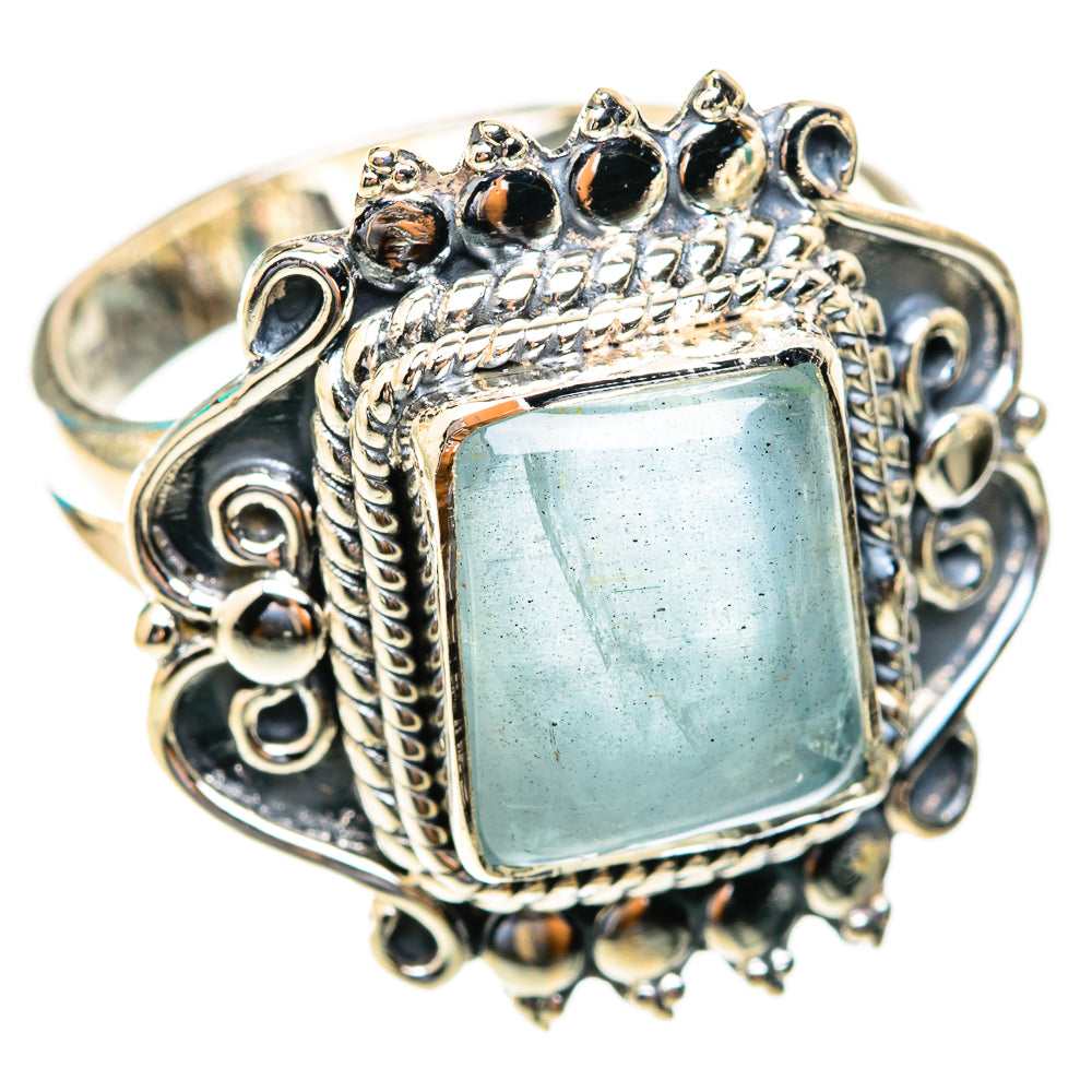 Aquamarine Rings handcrafted by Anasilvercos - RING118908 - Photo 2