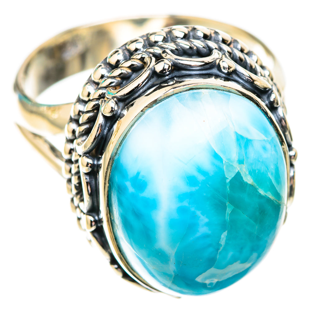 Larimar Rings handcrafted by Anasilvercos - RING118910 - Photo 2