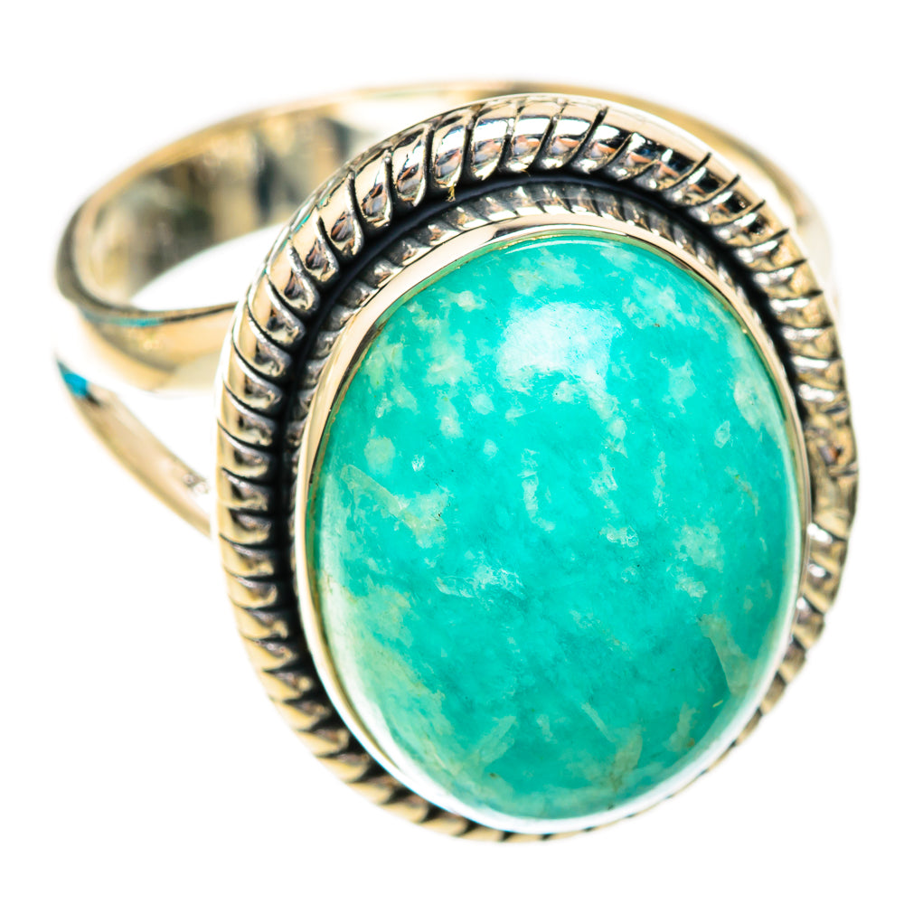 Amazonite Rings handcrafted by Anasilvercos - RING118914 - Photo 2