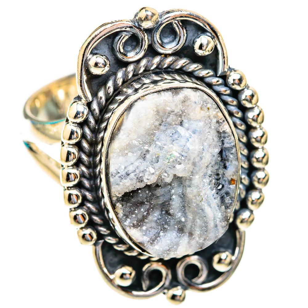 Desert Druzy Rings handcrafted by Anasilvercos - RING118953 - Photo 2
