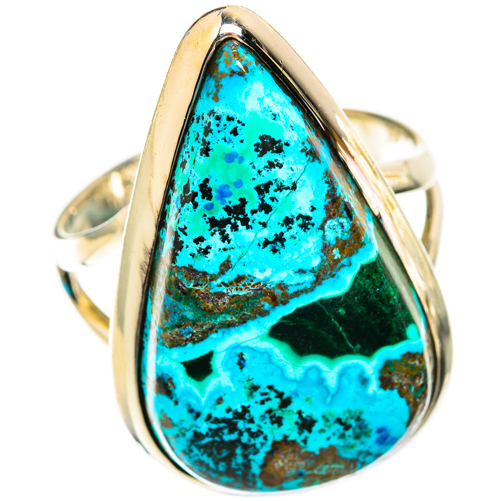 Chrysocolla Rings handcrafted by Anasilvercos - RING118955 - Photo 2