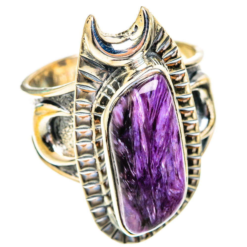 Charoite Rings handcrafted by Anasilvercos - RING118968 - Photo 2