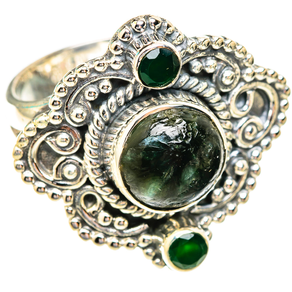 Seraphinite Rings handcrafted by Anasilvercos - RING118979 - Photo 2