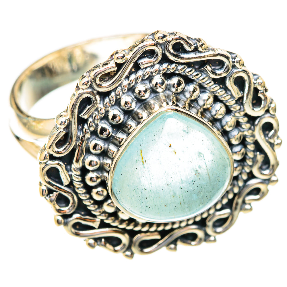 Aquamarine Rings handcrafted by Anasilvercos - RING118997 - Photo 2