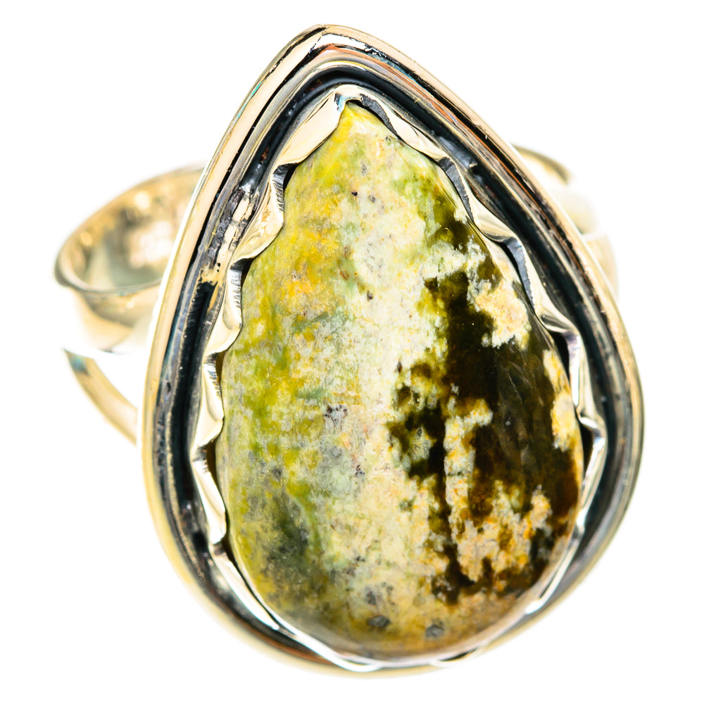 Australian green opal Rings handcrafted by Anasilvercos - RING119003 - Photo 2
