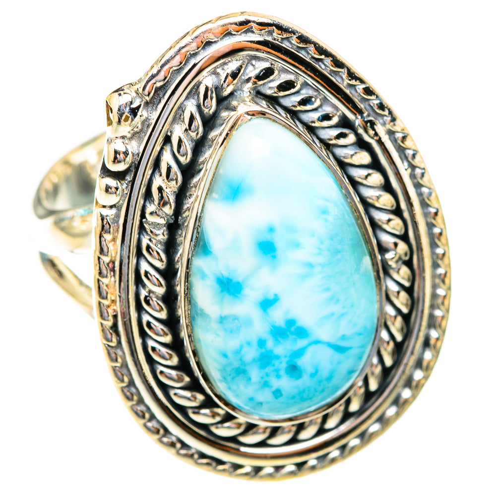 Larimar Rings handcrafted by Anasilvercos - RING119014 - Photo 2