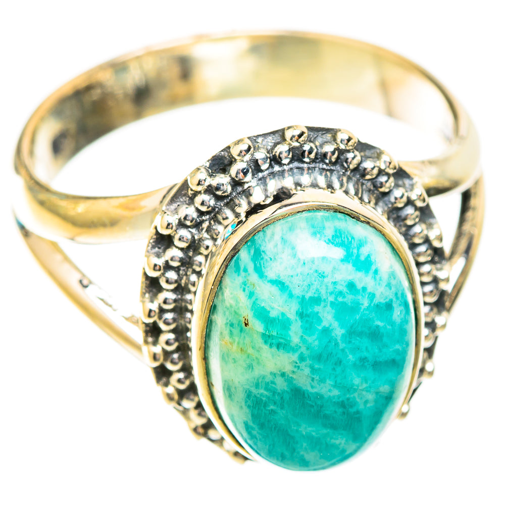 Amazonite Rings handcrafted by Anasilvercos - RING119043 - Photo 2