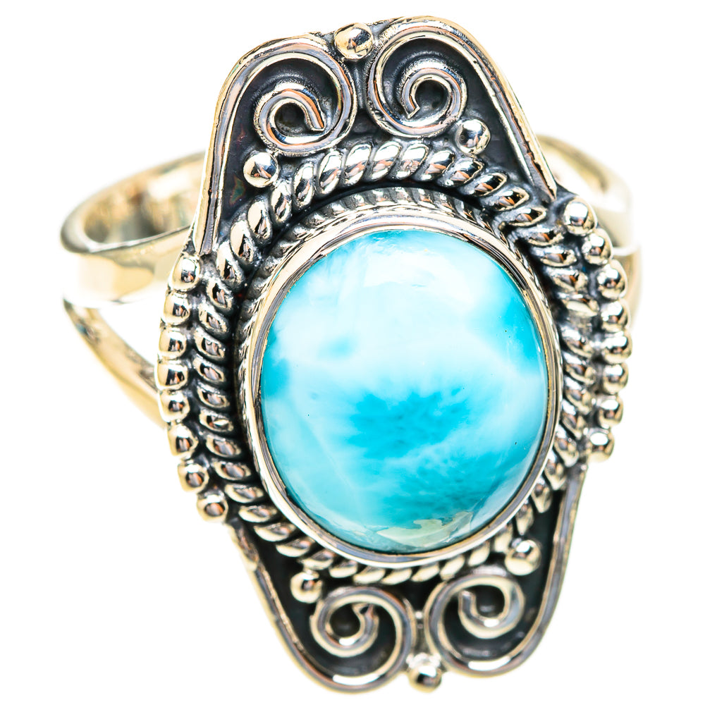 Larimar Rings handcrafted by Anasilvercos - RING119051 - Photo 2