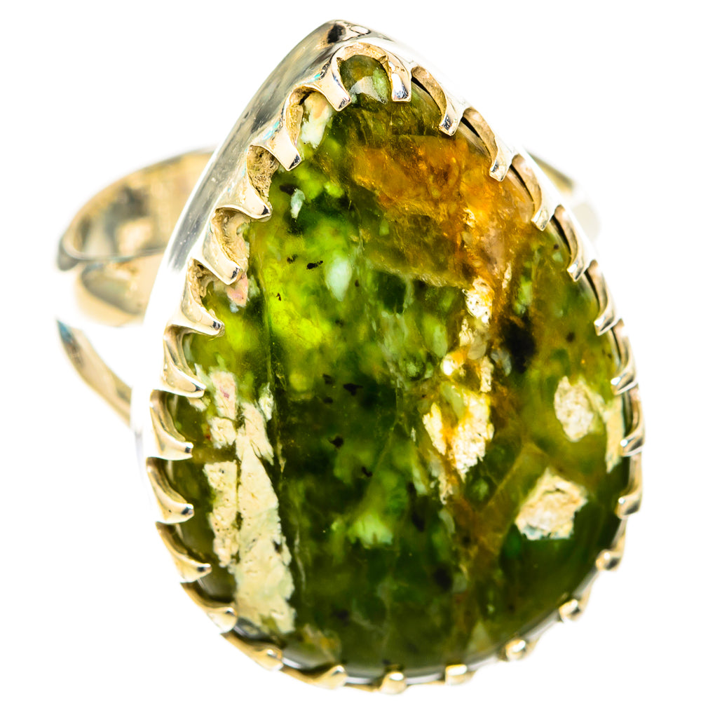 Australian green opal Rings handcrafted by Anasilvercos - RING119056 - Photo 2