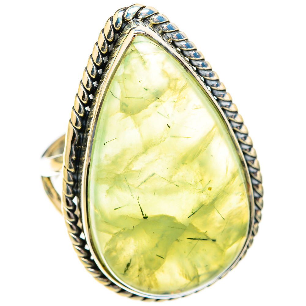 Prehnite Rings handcrafted by Anasilvercos - RING119058 - Photo 2