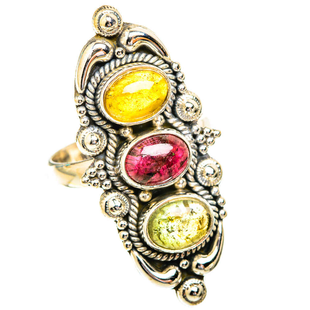 Tourmaline Rings handcrafted by Anasilvercos - RING119078 - Photo 2