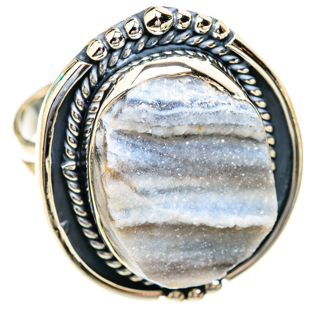 Desert Druzy Rings handcrafted by Anasilvercos - RING119079 - Photo 2