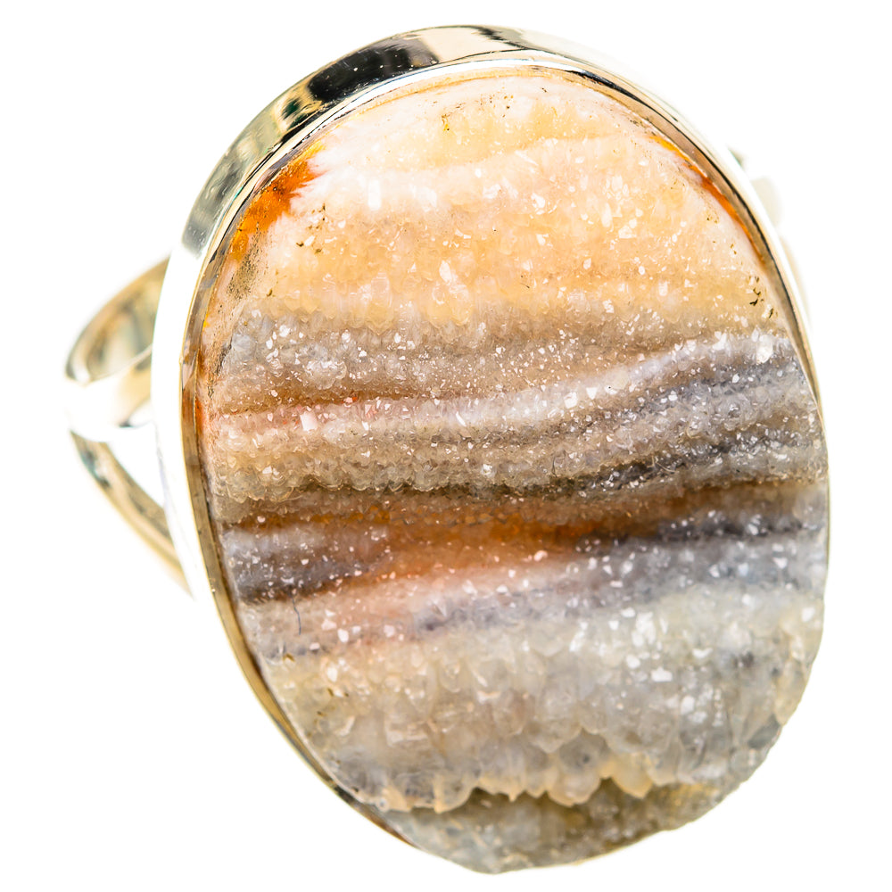 Desert Druzy Rings handcrafted by Anasilvercos - RING119080 - Photo 2