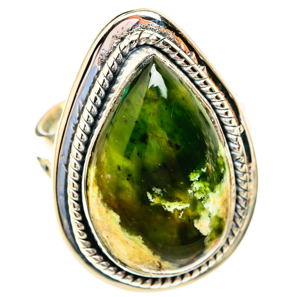 Australian green opal Rings handcrafted by Anasilvercos - RING119095 - Photo 2