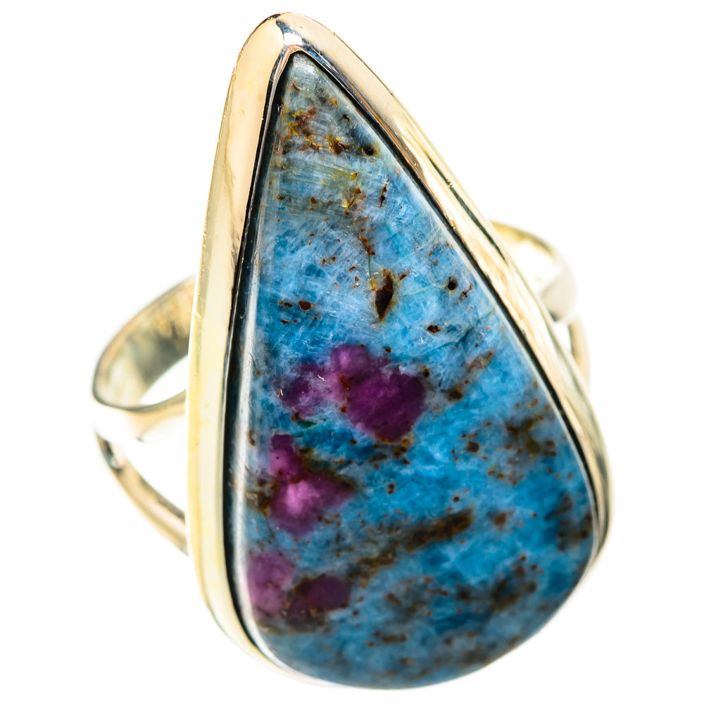 Ruby Fuchsite Rings handcrafted by Anasilvercos - RING119118 - Photo 2