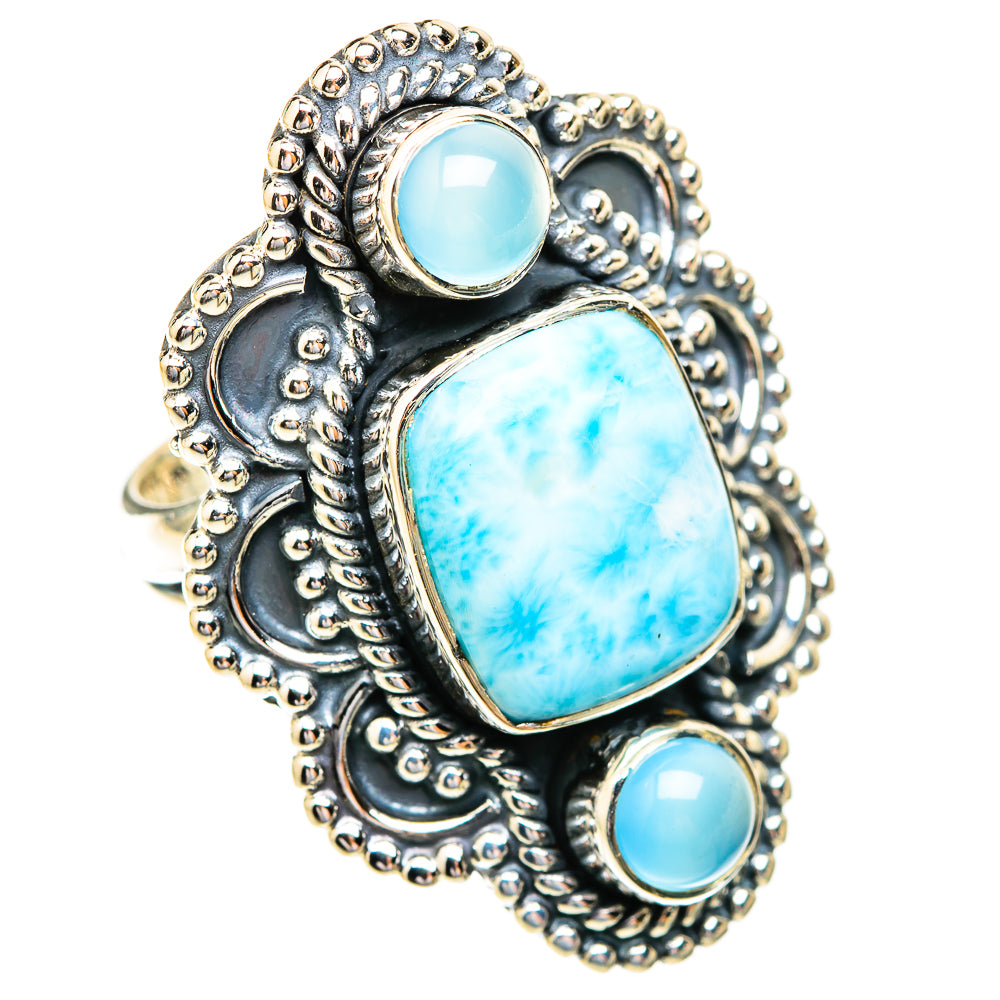 Larimar Rings handcrafted by Anasilvercos - RING119119 - Photo 2