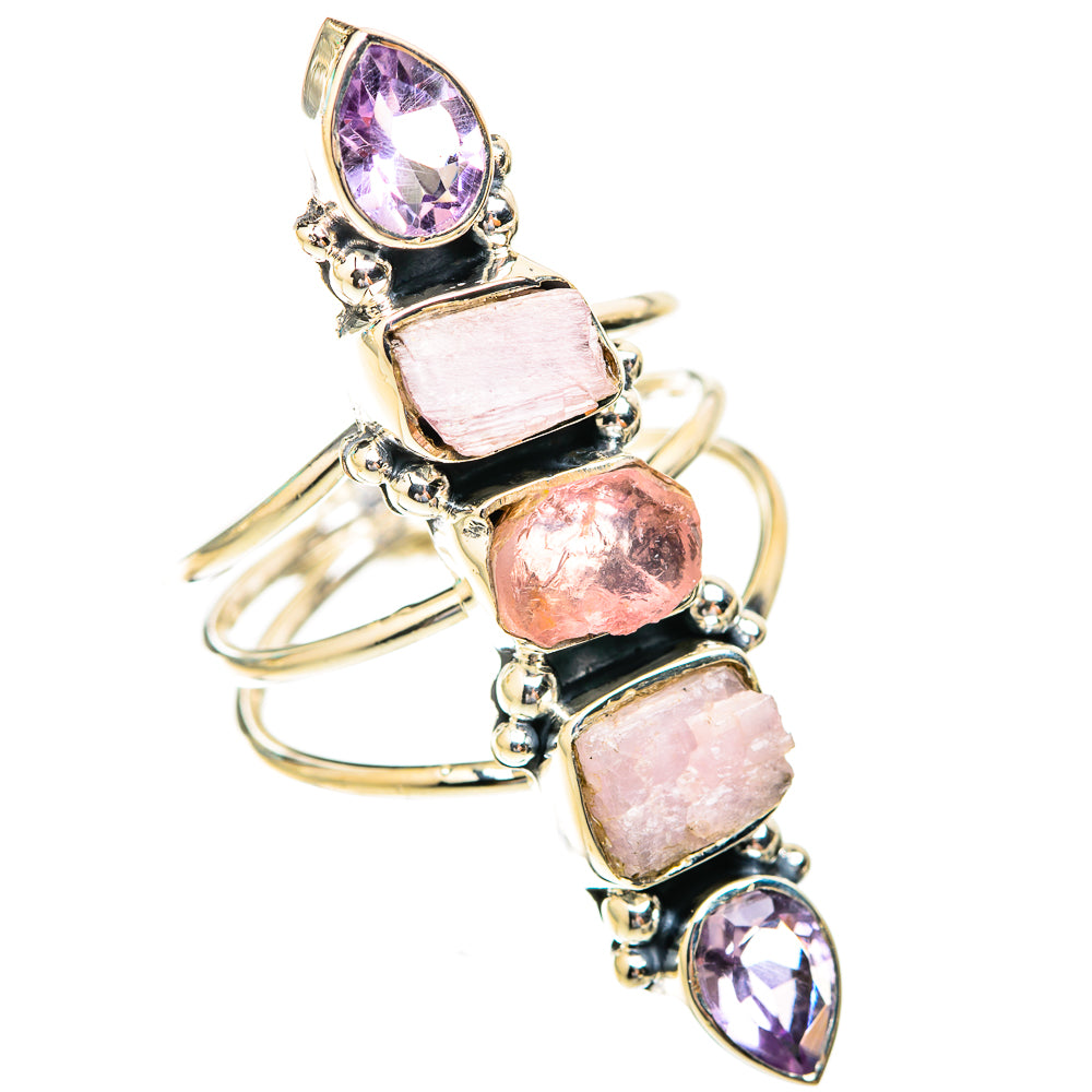 Rose Quartz Rings handcrafted by Anasilvercos - RING119130 - Photo 2