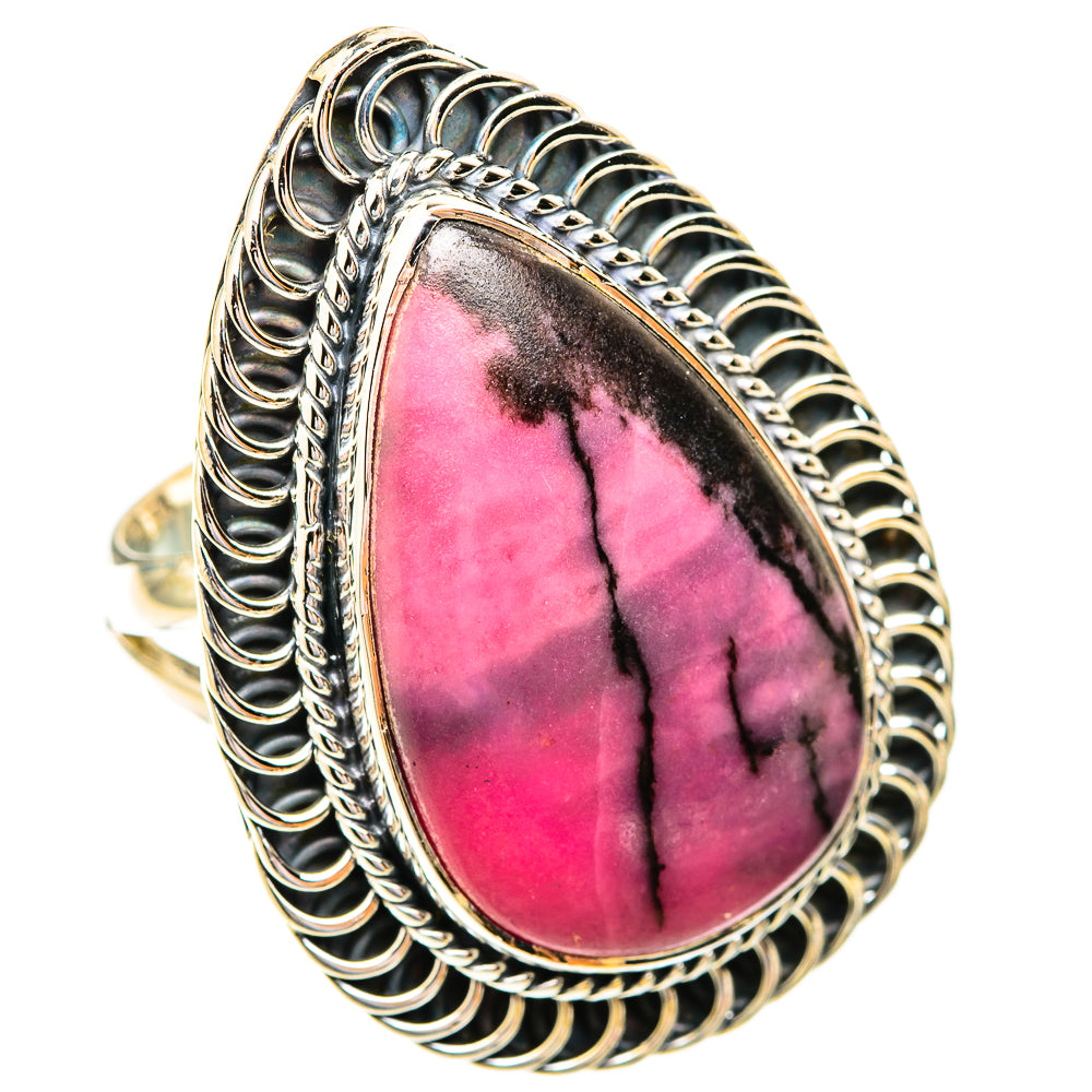 Rhodonite Rings handcrafted by Anasilvercos - RING119131 - Photo 2