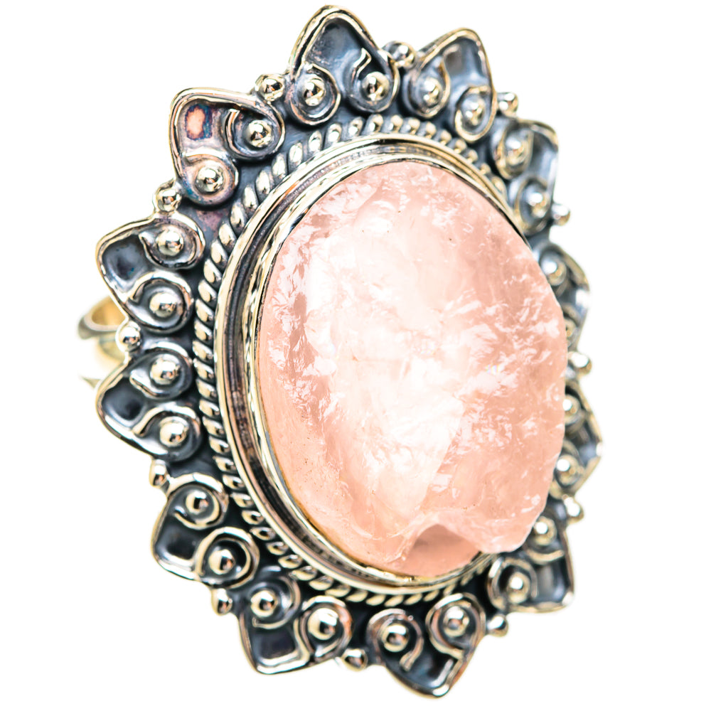 Rose Quartz Rings handcrafted by Anasilvercos - RING119160 - Photo 2
