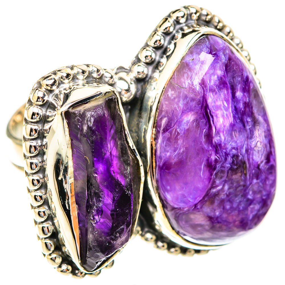 Charoite Rings handcrafted by Anasilvercos - RING119163 - Photo 2