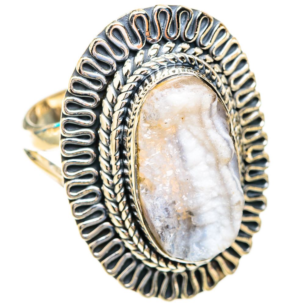 Desert Druzy Rings handcrafted by Anasilvercos - RING119175 - Photo 2