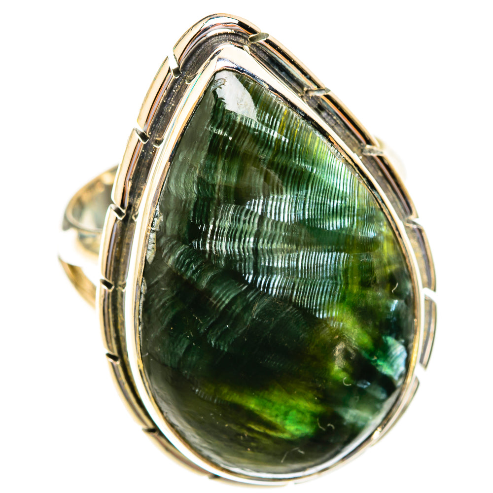 Seraphinite Rings handcrafted by Anasilvercos - RING119199 - Photo 2