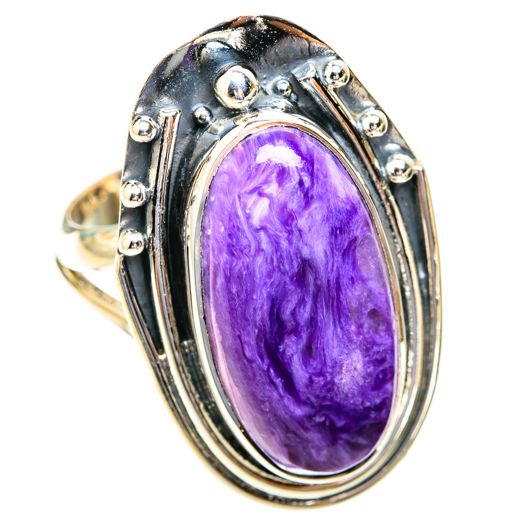 Charoite Rings handcrafted by Anasilvercos - RING119203 - Photo 2