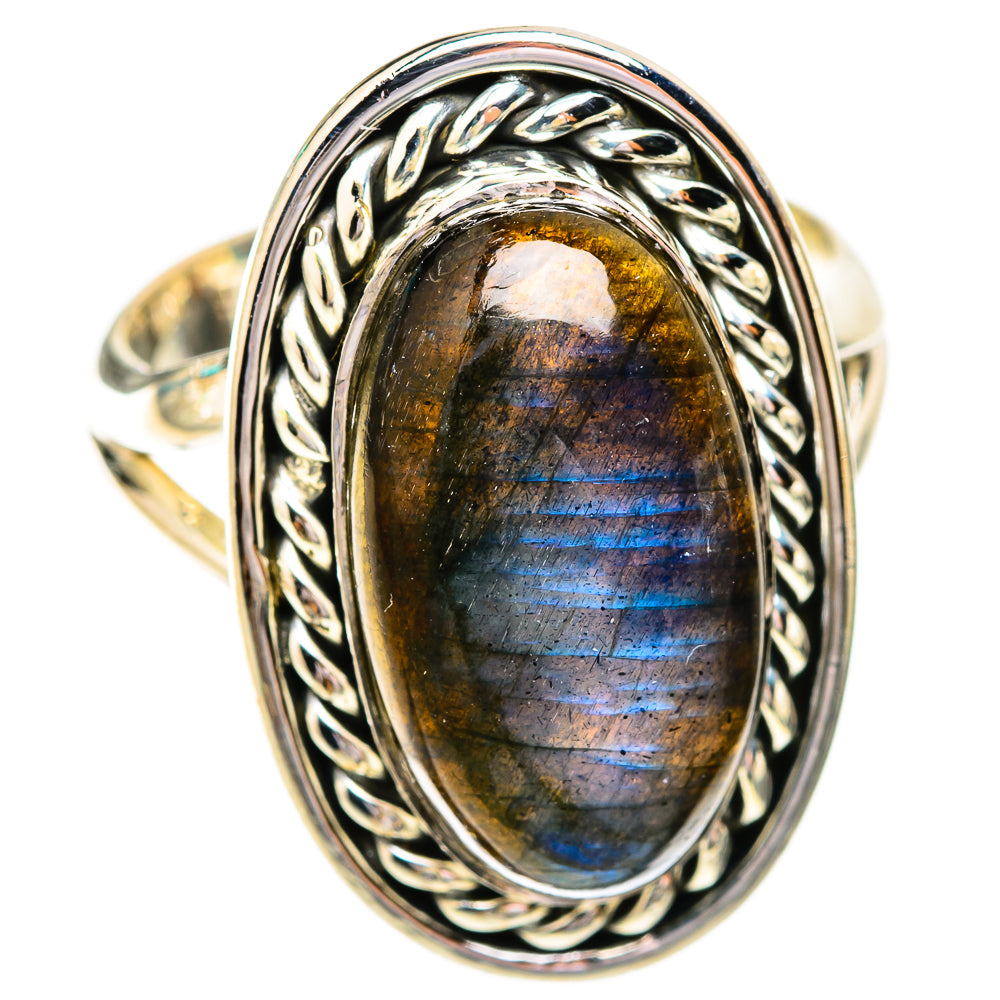 Labradorite Rings handcrafted by Anasilvercos - RING119212 - Photo 2