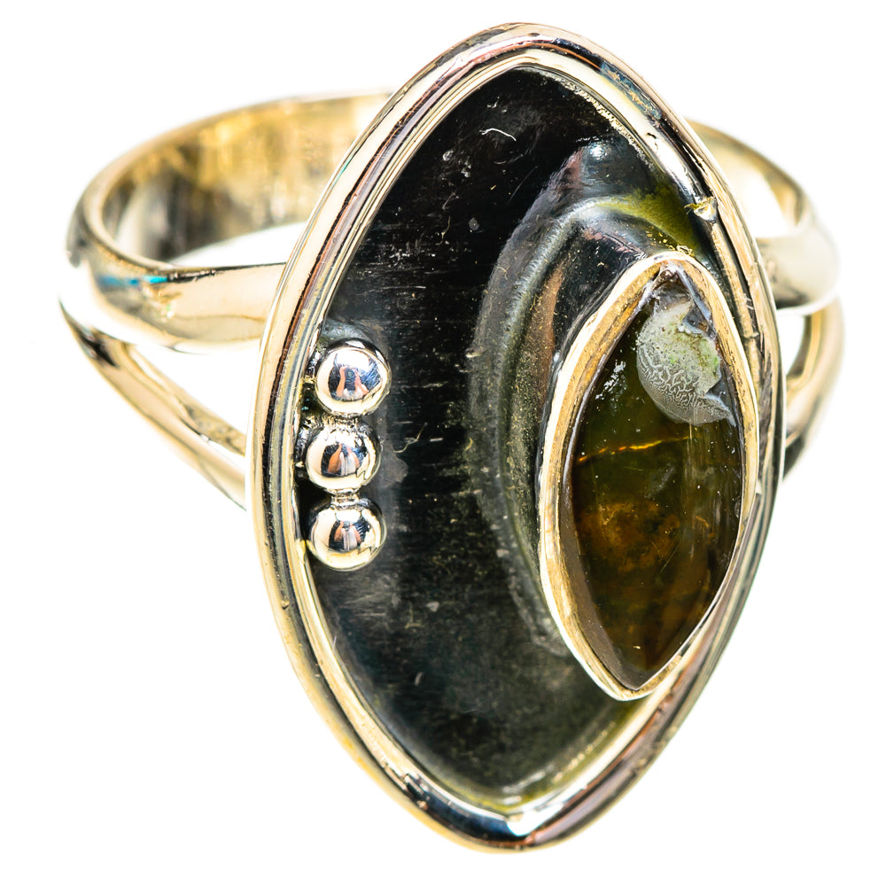 Ammolite Rings handcrafted by Anasilvercos - RING119234 - Photo 2