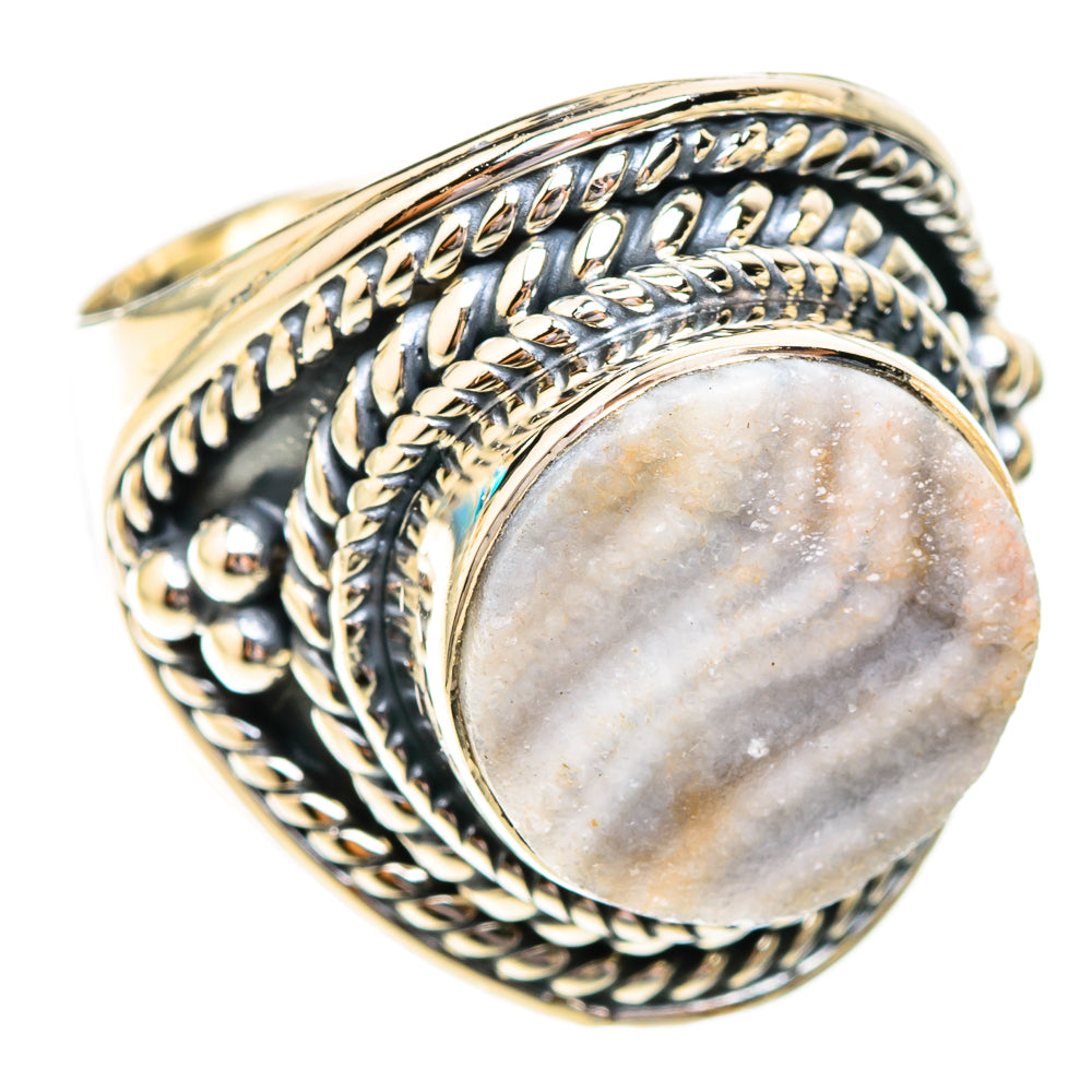 Desert Druzy Rings handcrafted by Anasilvercos - RING119238 - Photo 2