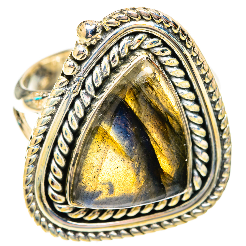 Labradorite Rings handcrafted by Anasilvercos - RING119242 - Photo 2