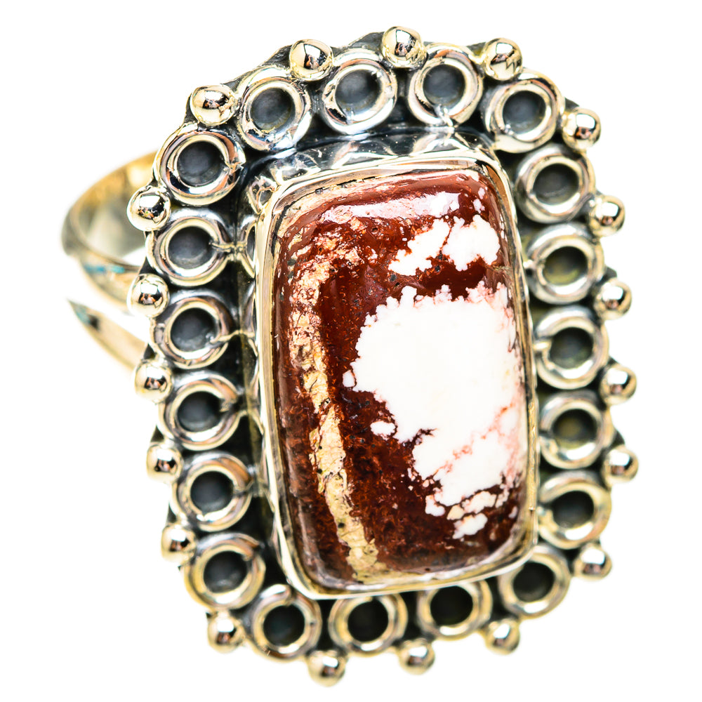 Wild Horse Jasper Rings handcrafted by Anasilvercos - RING119250 - Photo 2