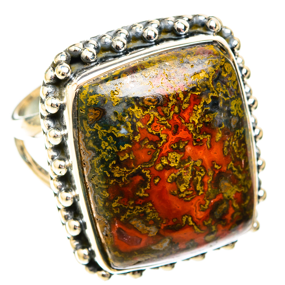 Moroccan Agate Rings handcrafted by Anasilvercos - RING119251 - Photo 2