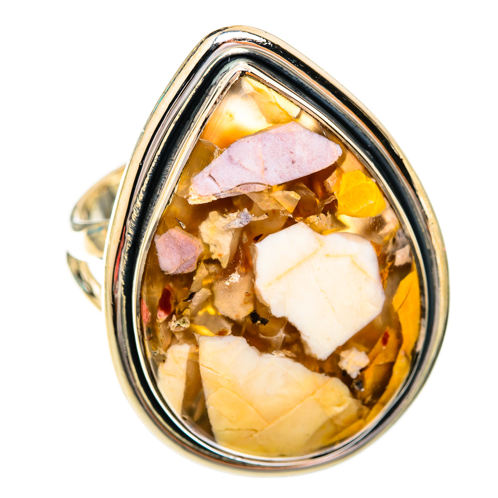 Brecciated Mookaite Rings handcrafted by Anasilvercos - RING119252 - Photo 2